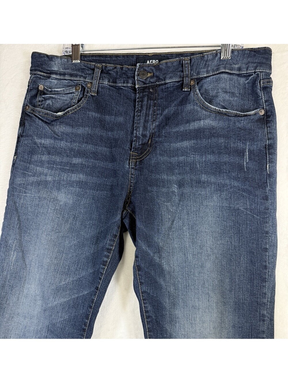 Aeropostale Jeans 34x32 Men Straight Leg Blue Aero Denim